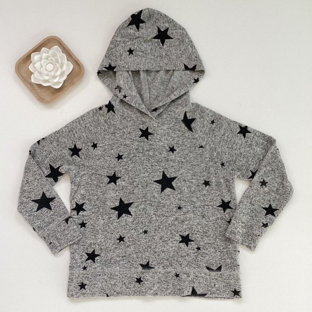 Gap Black Gray Star Hoodie Sweater